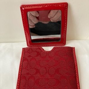 Coach Signature Mirror and Case